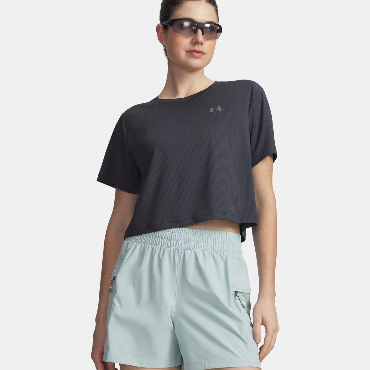 Under Armour Explor Trail Run Graphic  Maillot de course Femmes-anthracite, anthracite