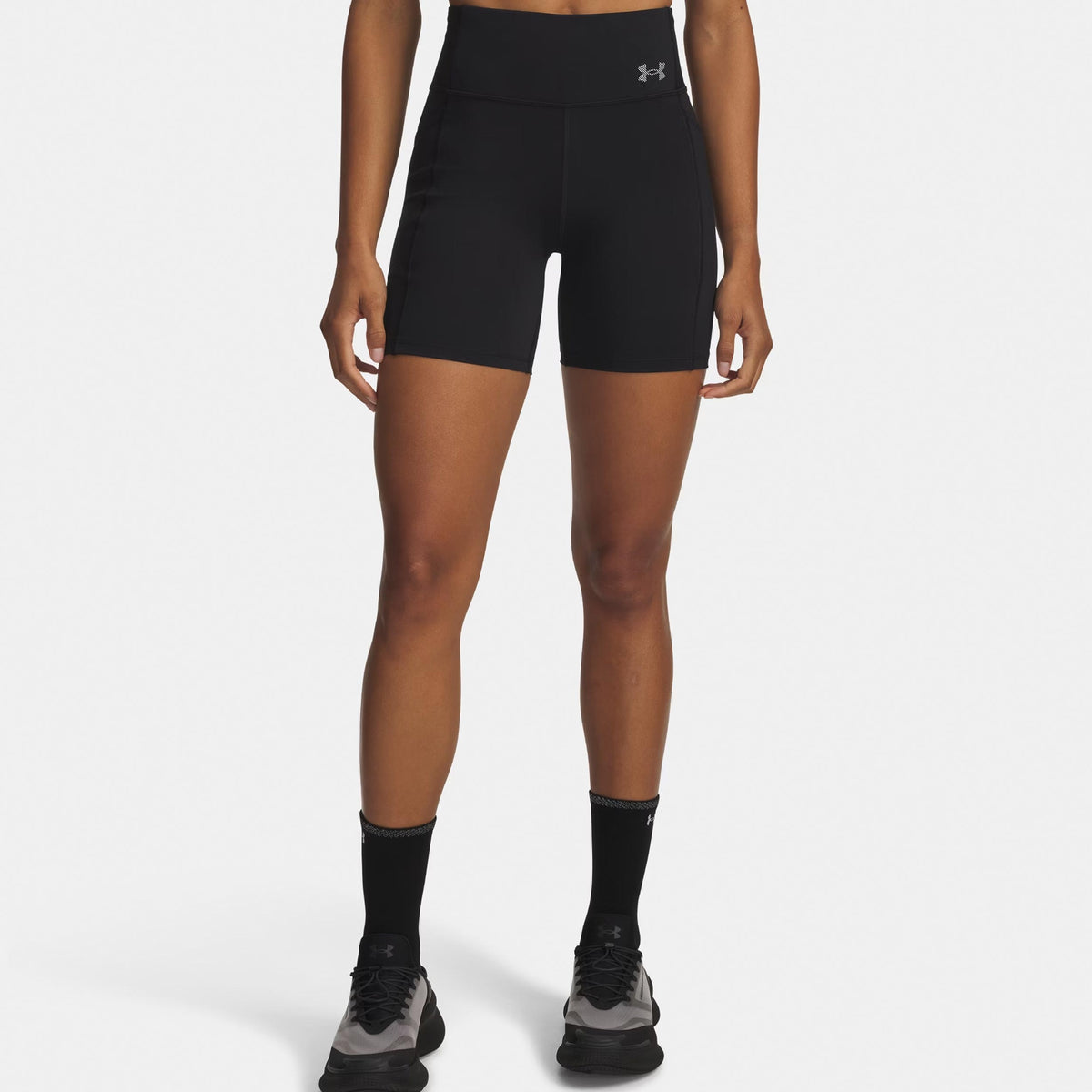 Under Armour Velociti 6in Fitted  Short de running Femmes-noir, argent
