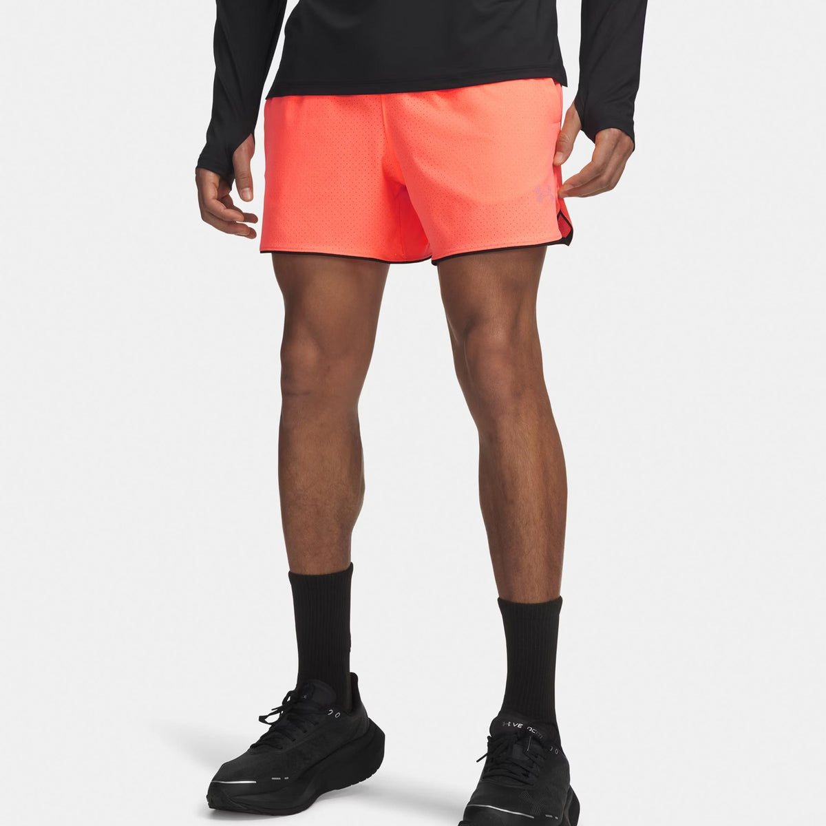 Under Armour Velociti Pro Vent 5in  Short de running Hommes - orange, argent