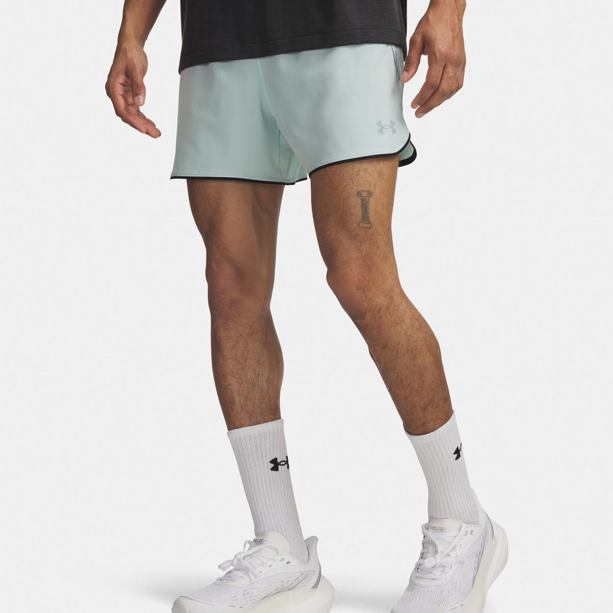 Under Armour Velociti Pro 5in  Short de running Hommes - menthe, argent