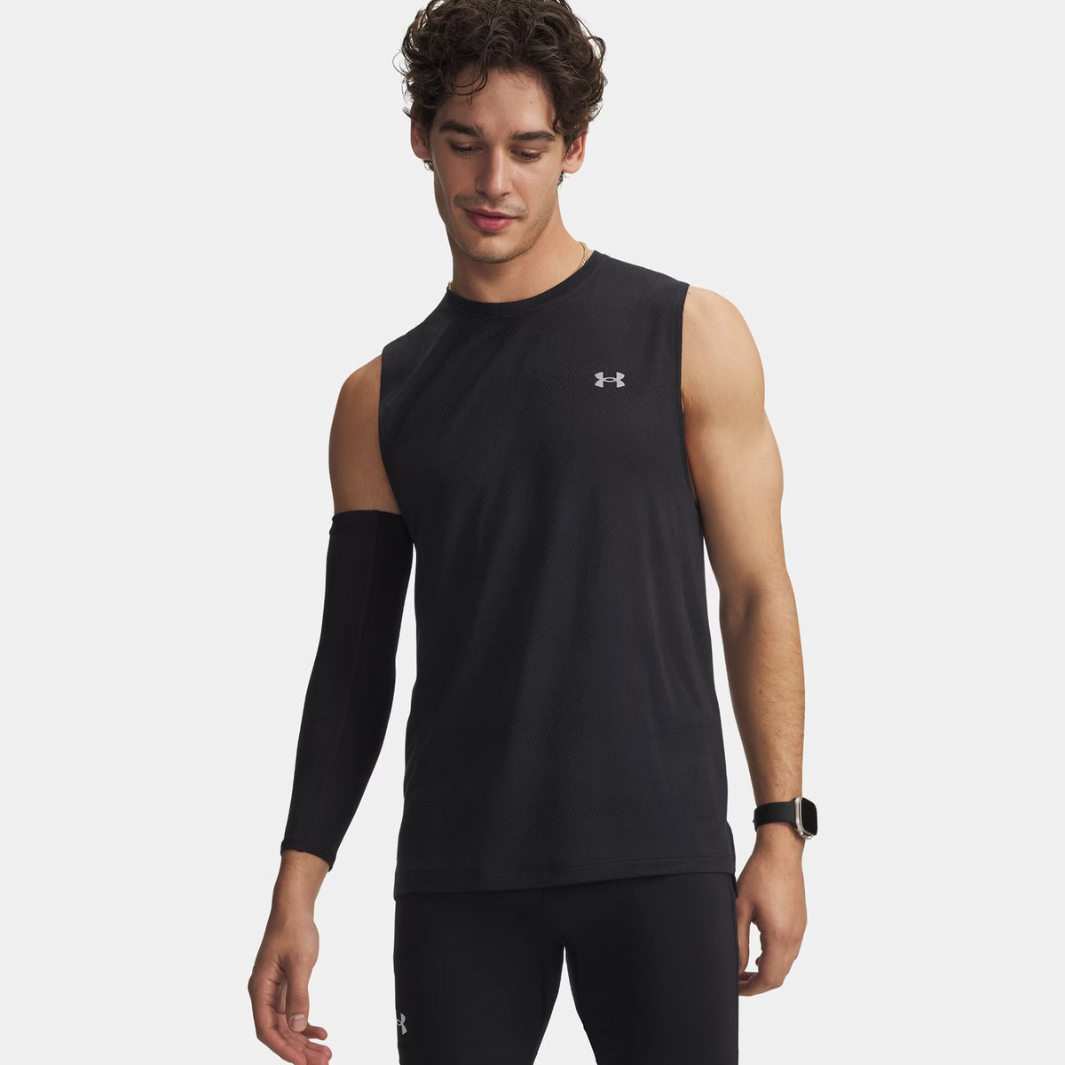 Under Armour Velociti  Maillot de course Hommes-noir, argent