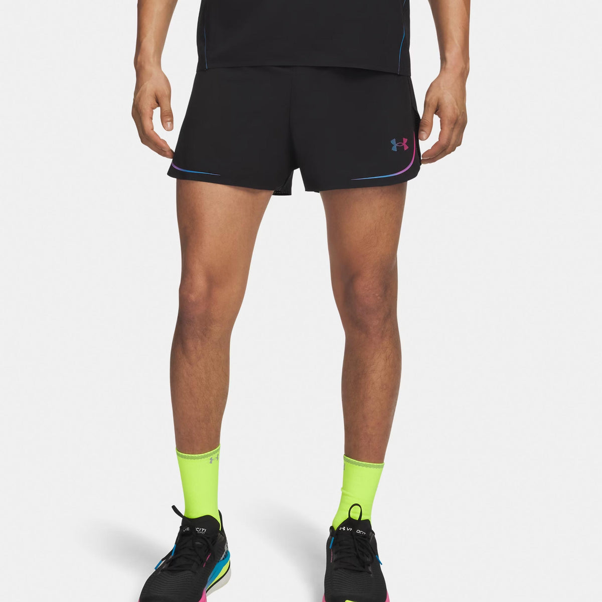 Under Armour Velociti Elite  Short de running Hommes-noir, pink