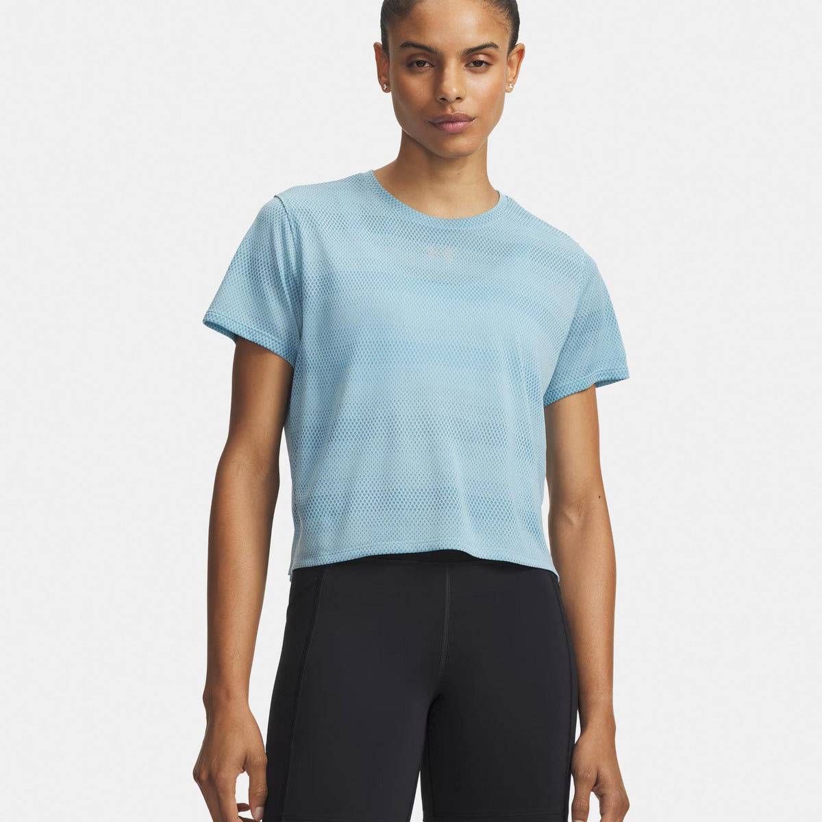 Under Armour Velociti  Maillot de course Femmes - bleu clair, argent