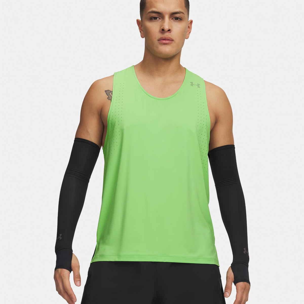 Under Armour Velociti Pro  Maillot de course Hommes - vert fluo, argent