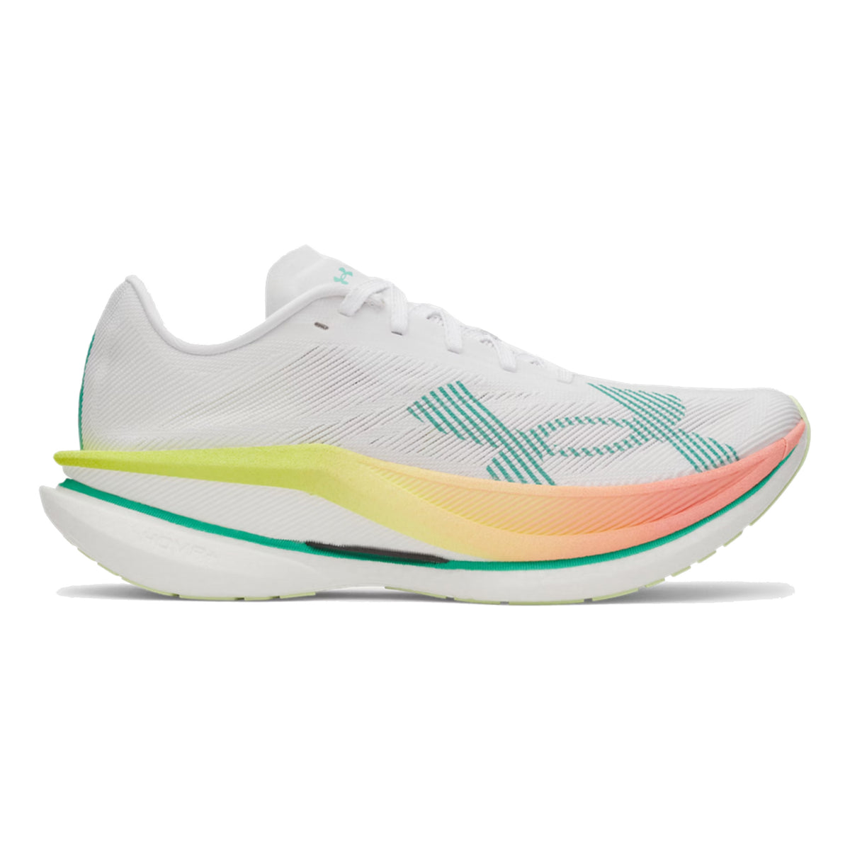 Under Armour Velociti Elite 3 Chaussure de compétition Unisex-blanc, vert clair