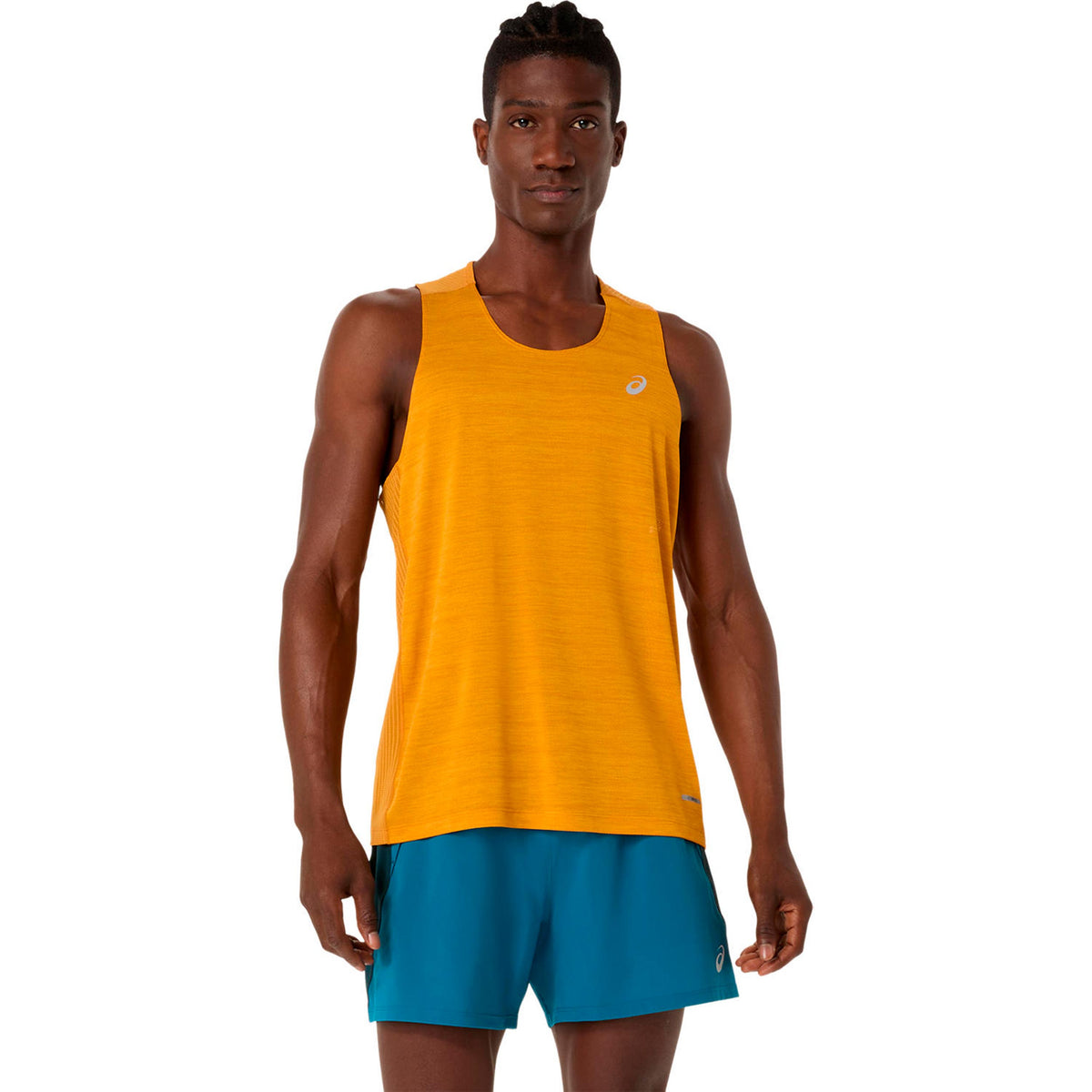 ASICS Road Maillot de course Hommes-jaune
