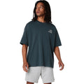 Runner Message Graphic Relaxed  Maillot de course Hommes - bleu gris