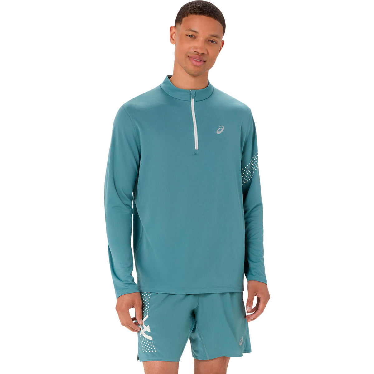 ASICS Icon 1/2 Zip  Maillot de course Hommes - turquoise