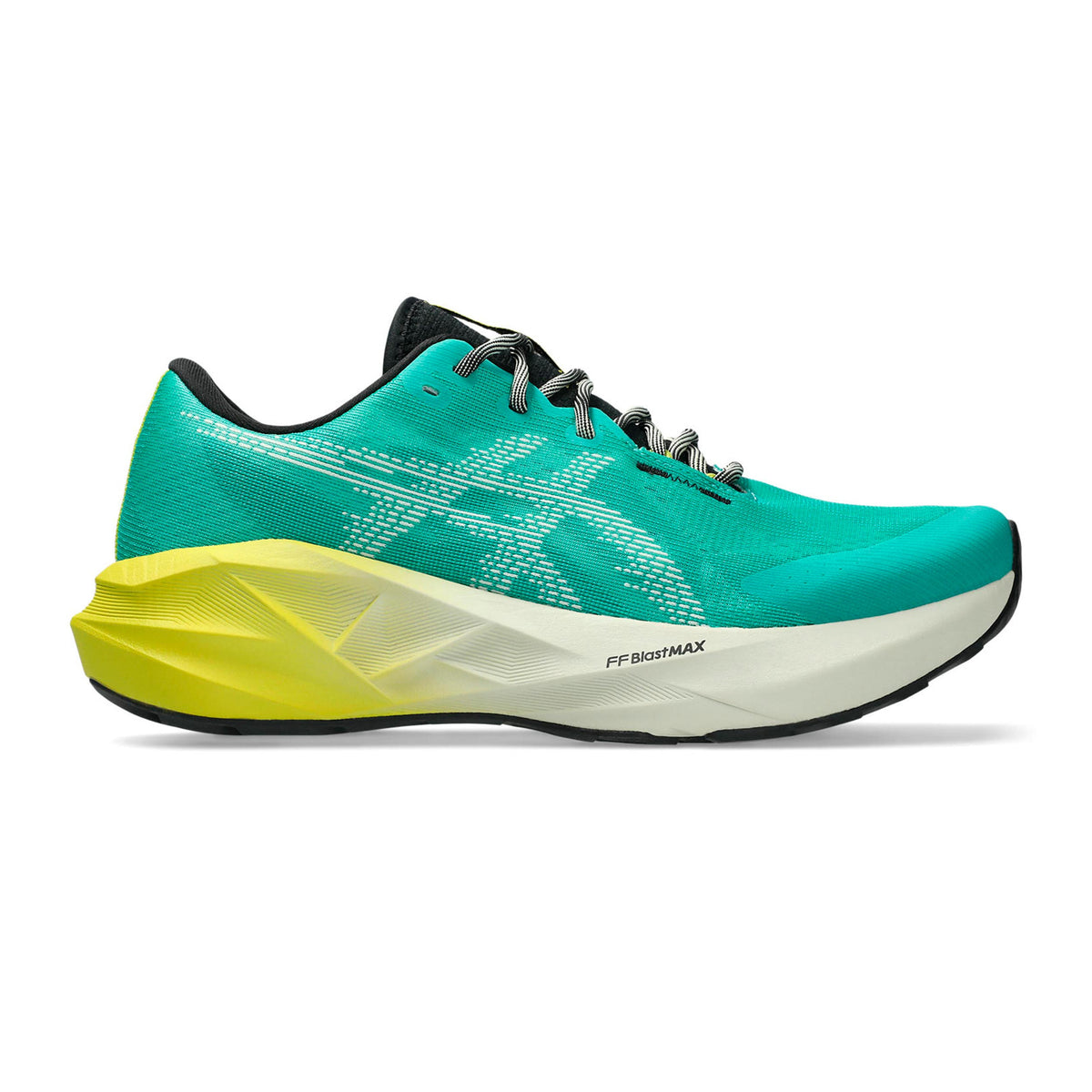 ASICS Novablast 5 TR Chaussure de running sans stabilisateurs Hommes-vert, beige