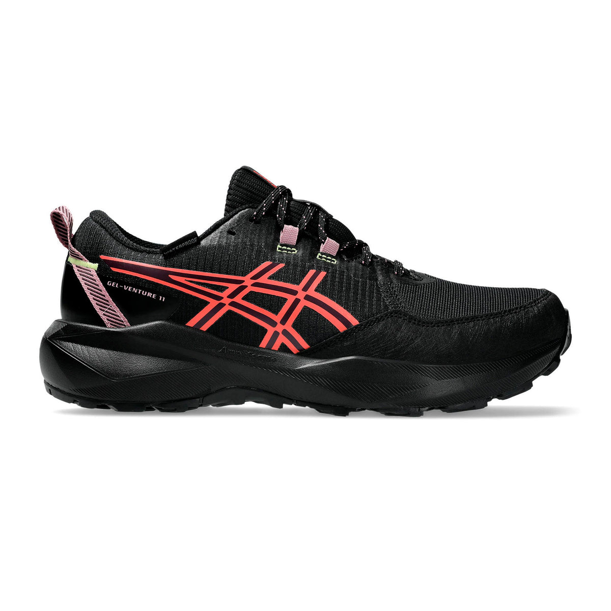ASICS GEL-VENTURE 11 WATERPROOF Chaussure trail Femmes - noir, corail