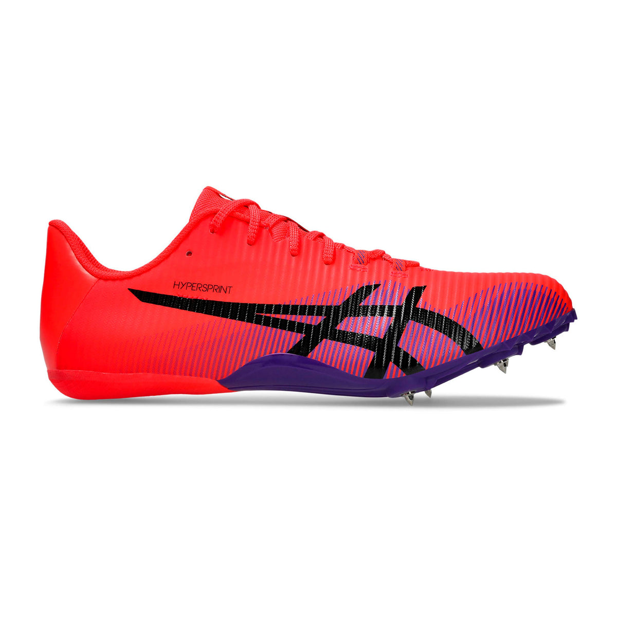 ASICS Hypersprint 8 Spikes Unisex-rouge, noir