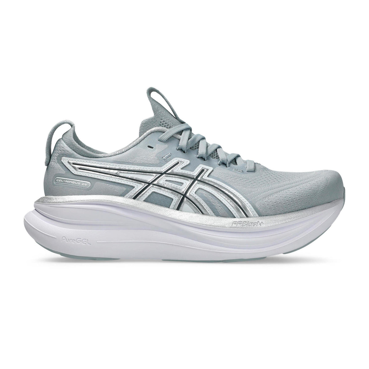 ASICS Gel-Nimbus 28 ATC Chaussure de running sans stabilisateurs Femmes - gris, argent