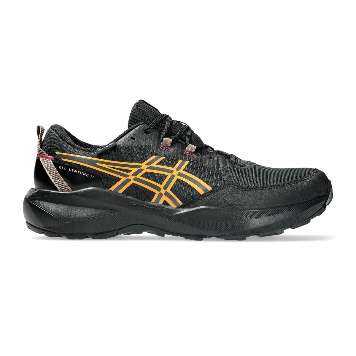 ASICS GEL-VENTURE 11 WATERPROOF Chaussure trail Hommes - noir, orange