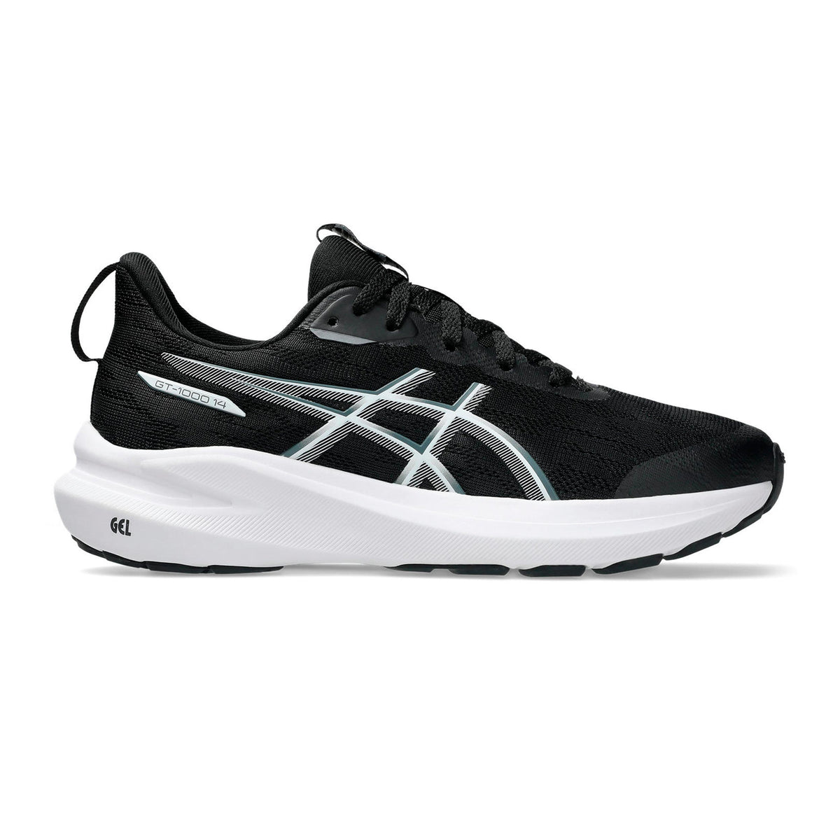 ASICS GT-1000 14 GS Chaussure de running avec stabilisateurs Enfants - noir, gris