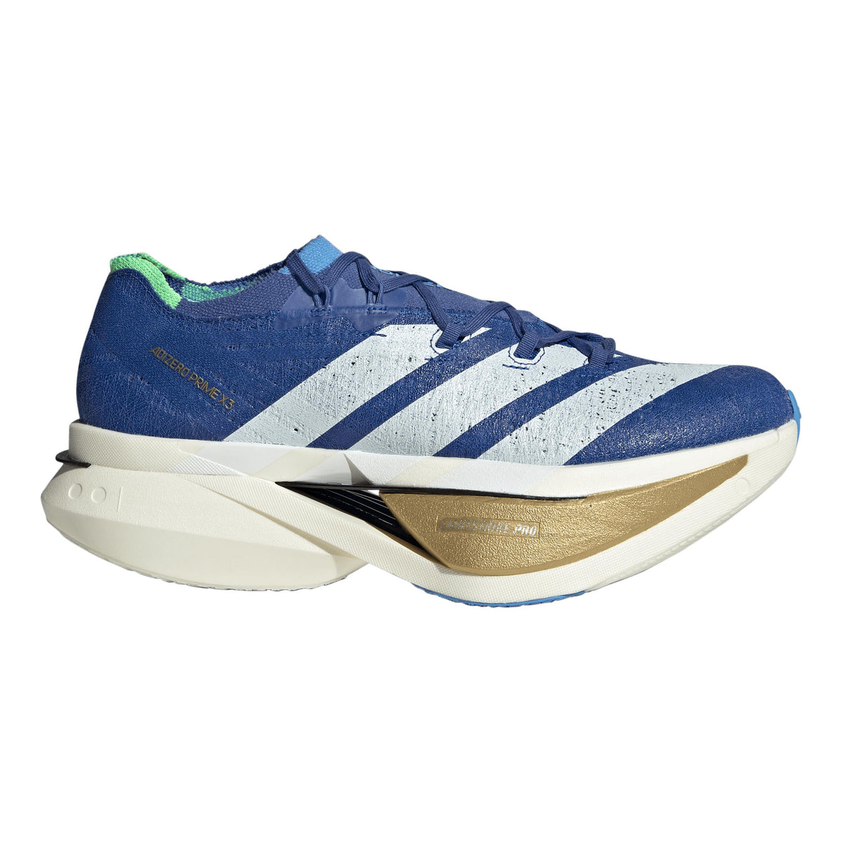 adidas Adizero Prime X3 Strung Chaussure de compétition Unisex - bleu, blanc