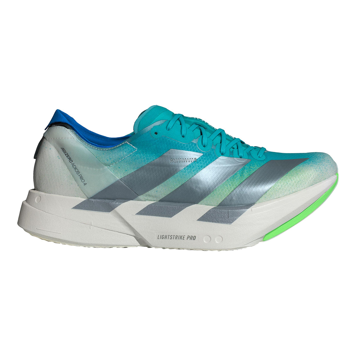 adidas adizero Adios Pro 4 Chaussure de compétition Hommes - turquoise, gris
