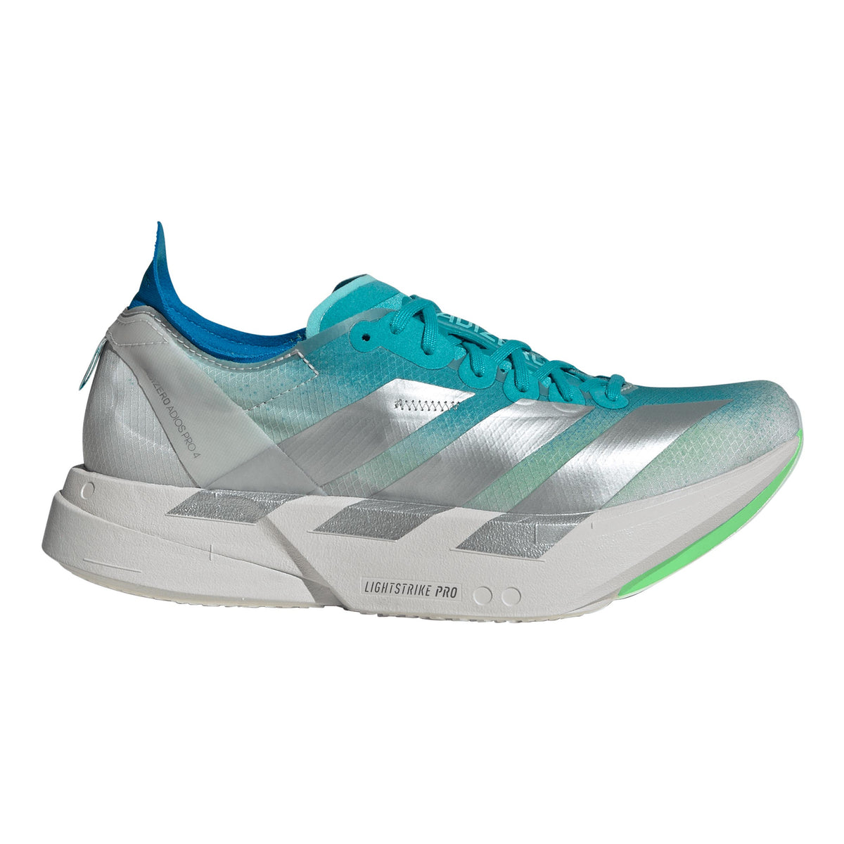 adidas adizero Adios Pro 4 Chaussure de compétition Femmes - turquoise, gris
