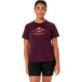 Fujitrail Logo  Maillot de course Femmes - rouge vin