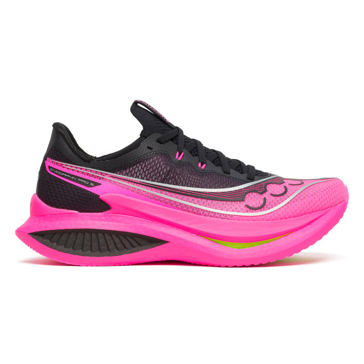 Saucony Endorphin Pro 5 Chaussure de compétition Hommes-noir, pink