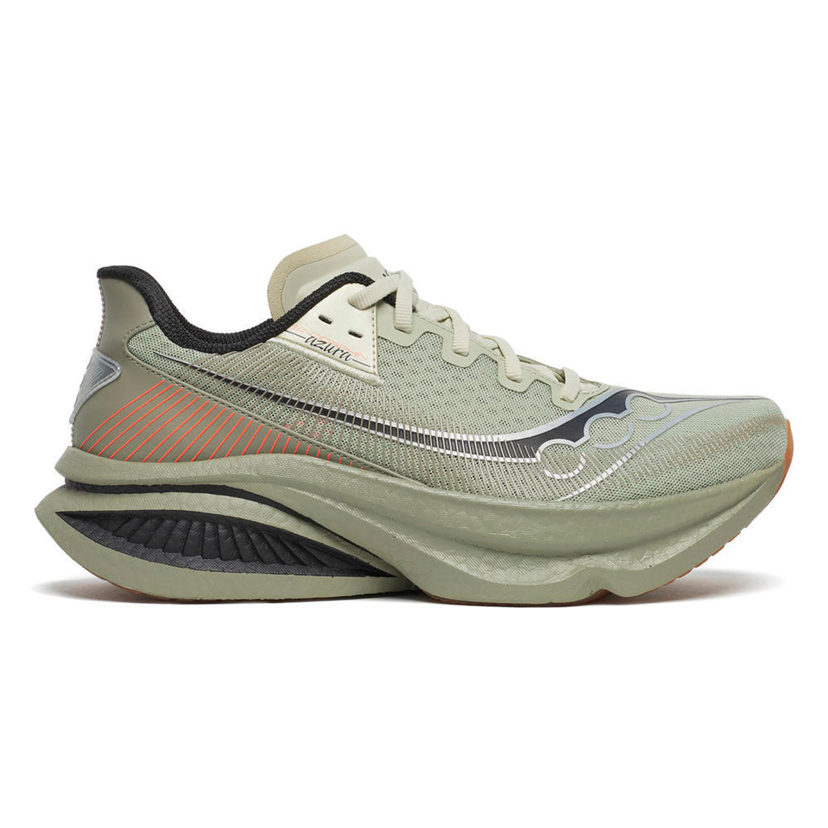 Saucony Endorphin Azura Chaussure de running sans stabilisateurs Hommes-vert olive, kaki