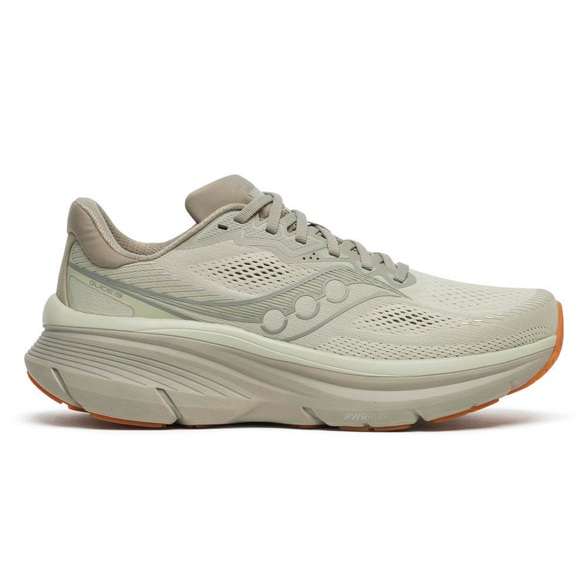 Saucony Guide 19 Chaussure de running avec stabilisateurs Hommes-vert olive, gris clair