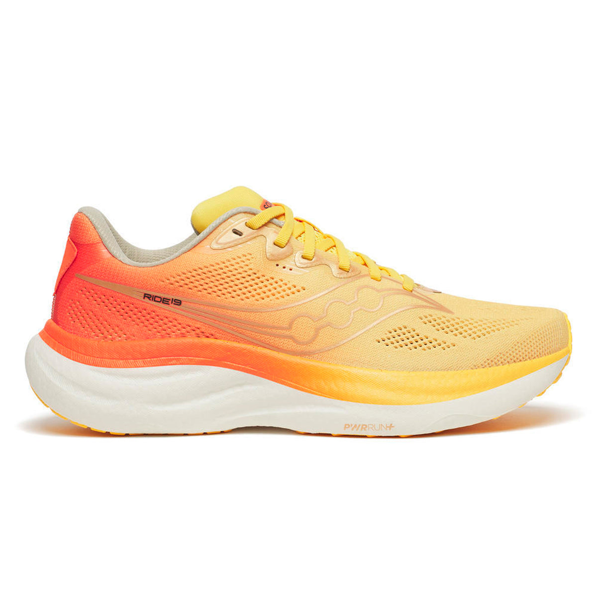 Saucony Ride 19 Chaussure de running sans stabilisateurs Hommes-jaune, orange