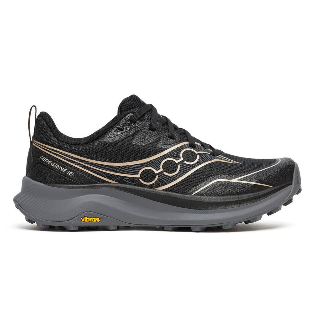 Saucony Peregrine 16 Chaussure trail Femmes - noir, gris