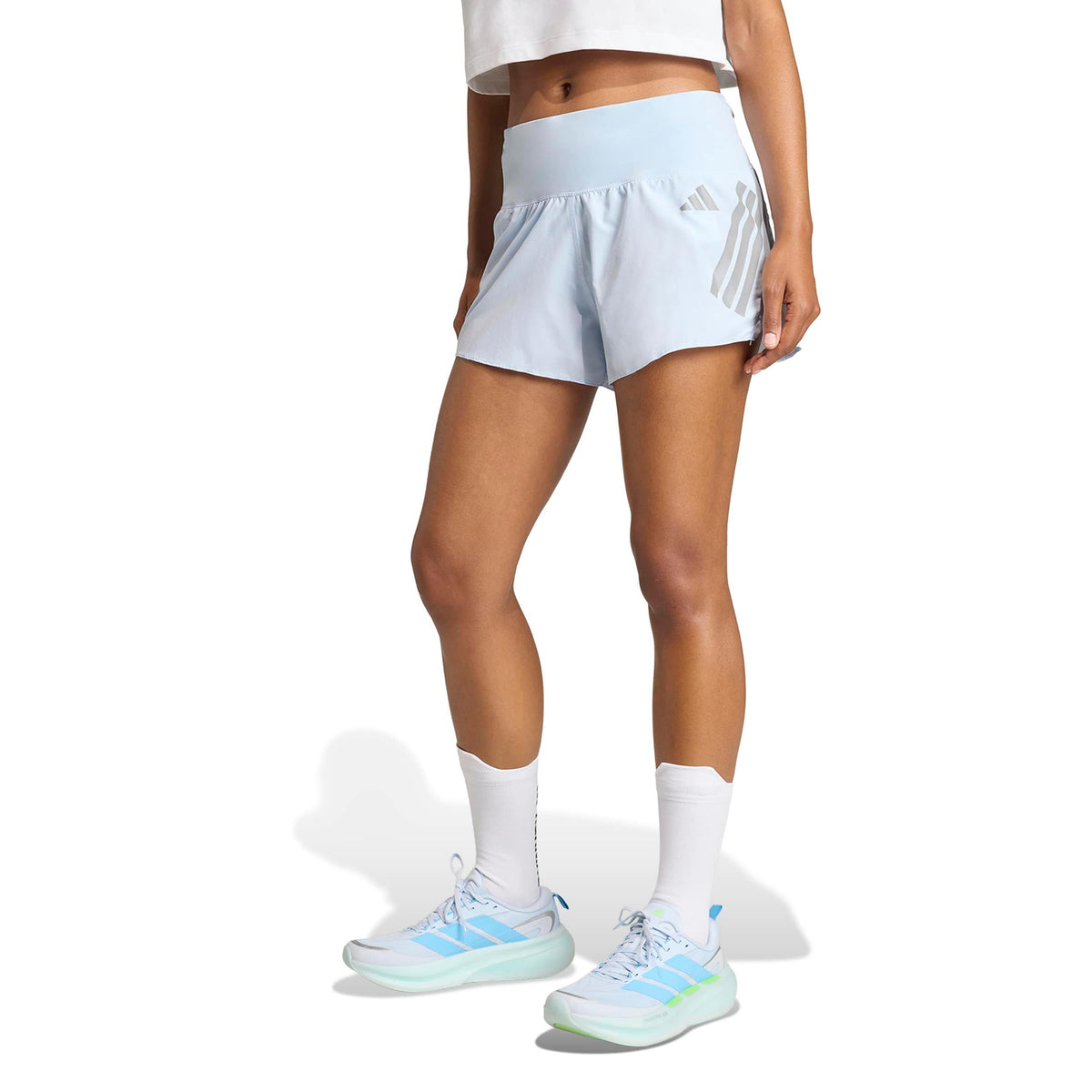 adidas adi365 4in  Short de running Femmes-bleu gris