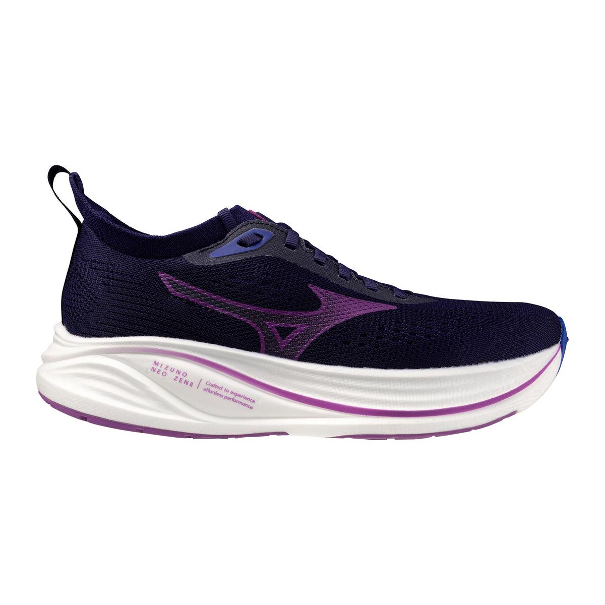 Mizuno Neo Zen 2  Chaussure de running sans stabilisateurs Femmes - bleu foncé, lilas