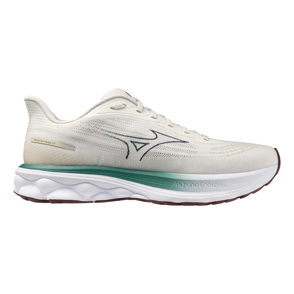 Mizuno Wave Skyrise 7  Chaussure de running sans stabilisateurs Hommes - blanc, vert