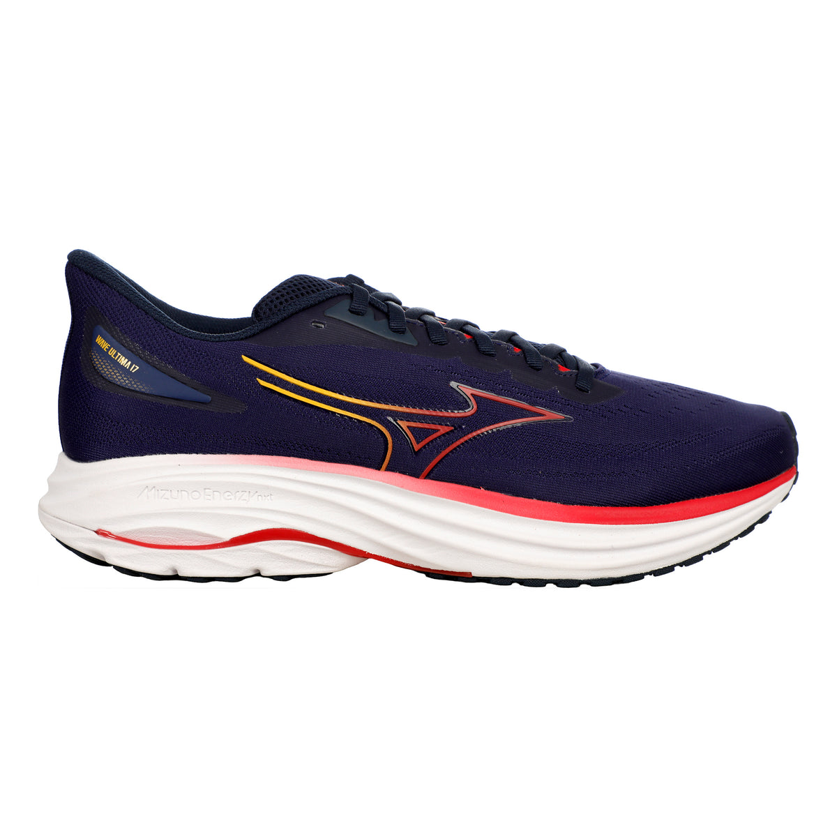 Mizuno Wave Ultima 17  Chaussure de running sans stabilisateurs Hommes - bleu foncé, corail