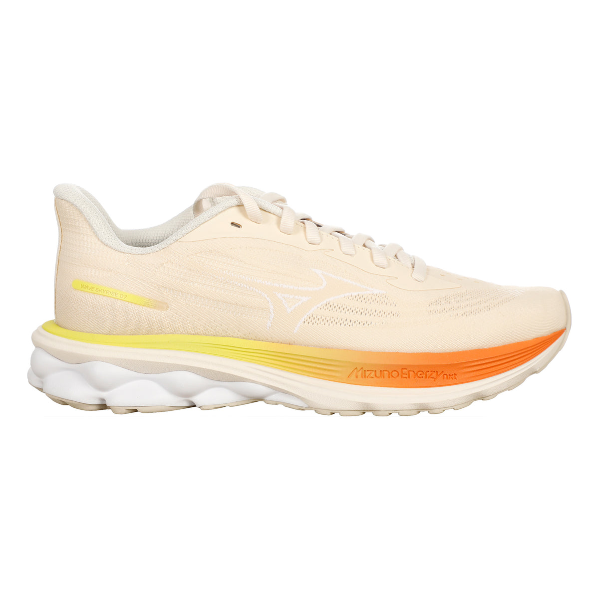 Mizuno Wave Skyrise 7  Chaussure de running sans stabilisateurs Femmes - crème, orange