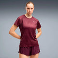 Velocity AOP  Maillot de course Femmes - rouge foncé