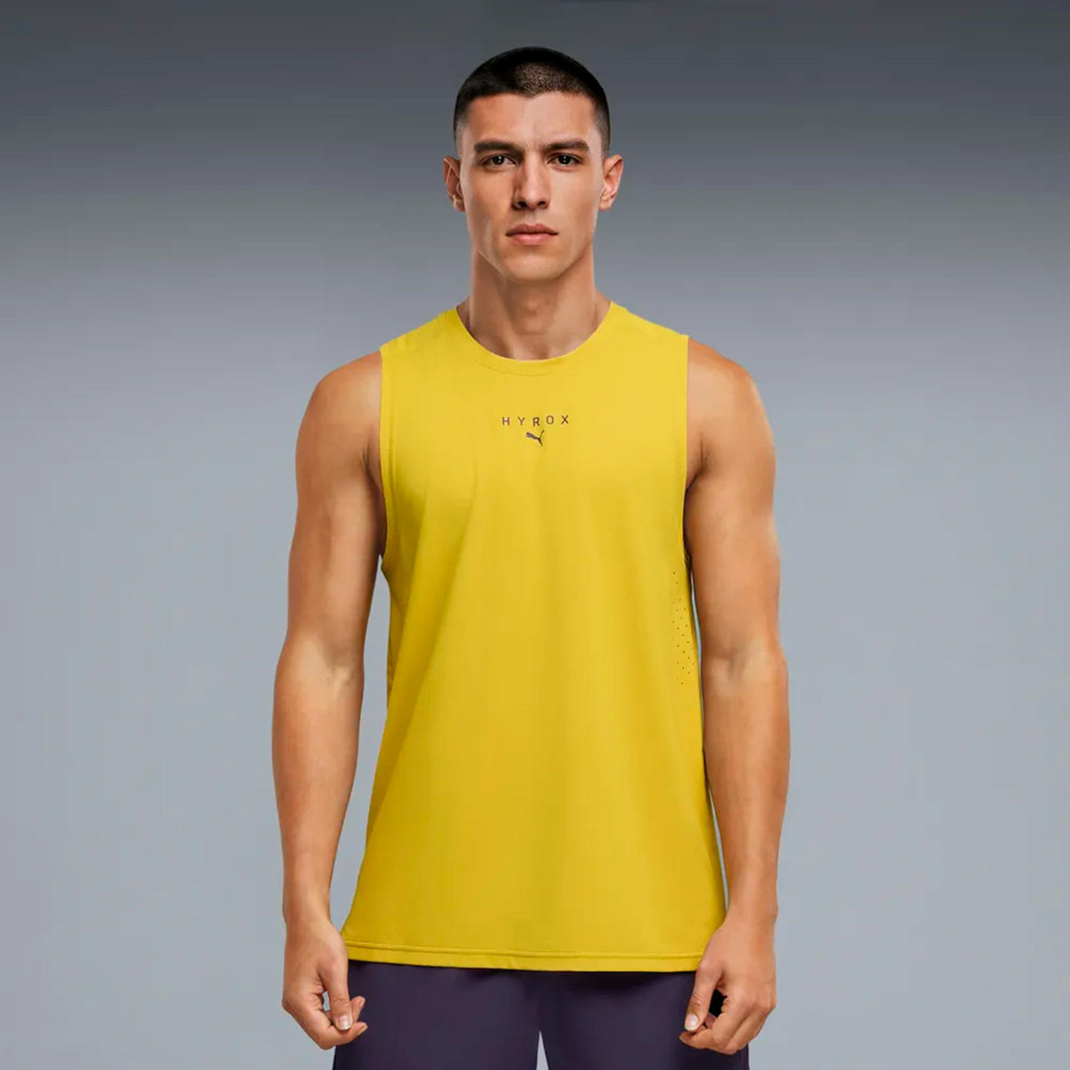 Puma HYROX Dryelite Maillot de course Hommes-jaune
