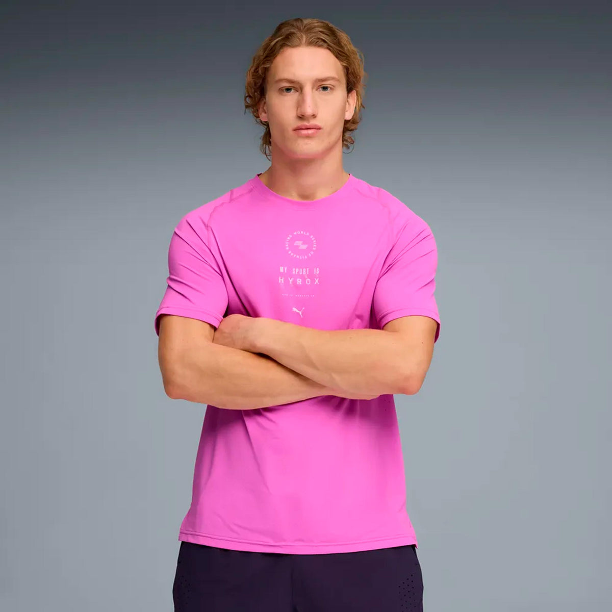 Puma HYROX DryElite Maillot de course Hommes-pink
