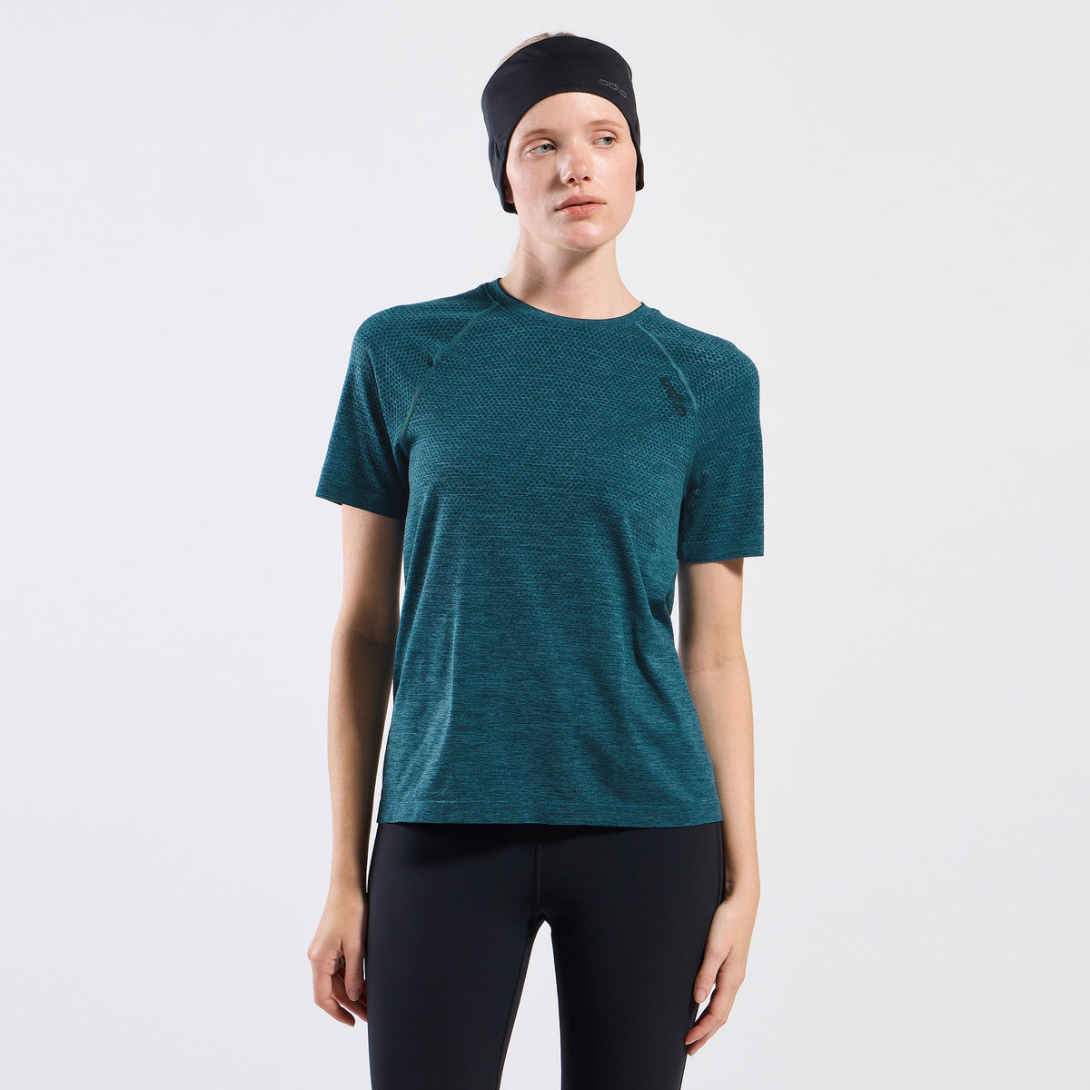 Odlo Essential Seamless  Maillot de course Femmes - bleu petrol