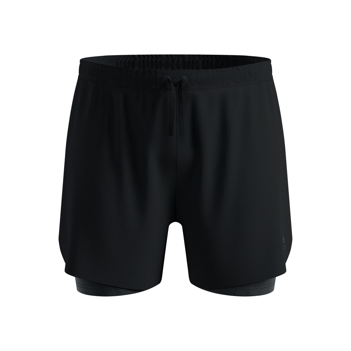 Odlo Zeroweight Print 5in 2in1 Short de running Hommes-noir