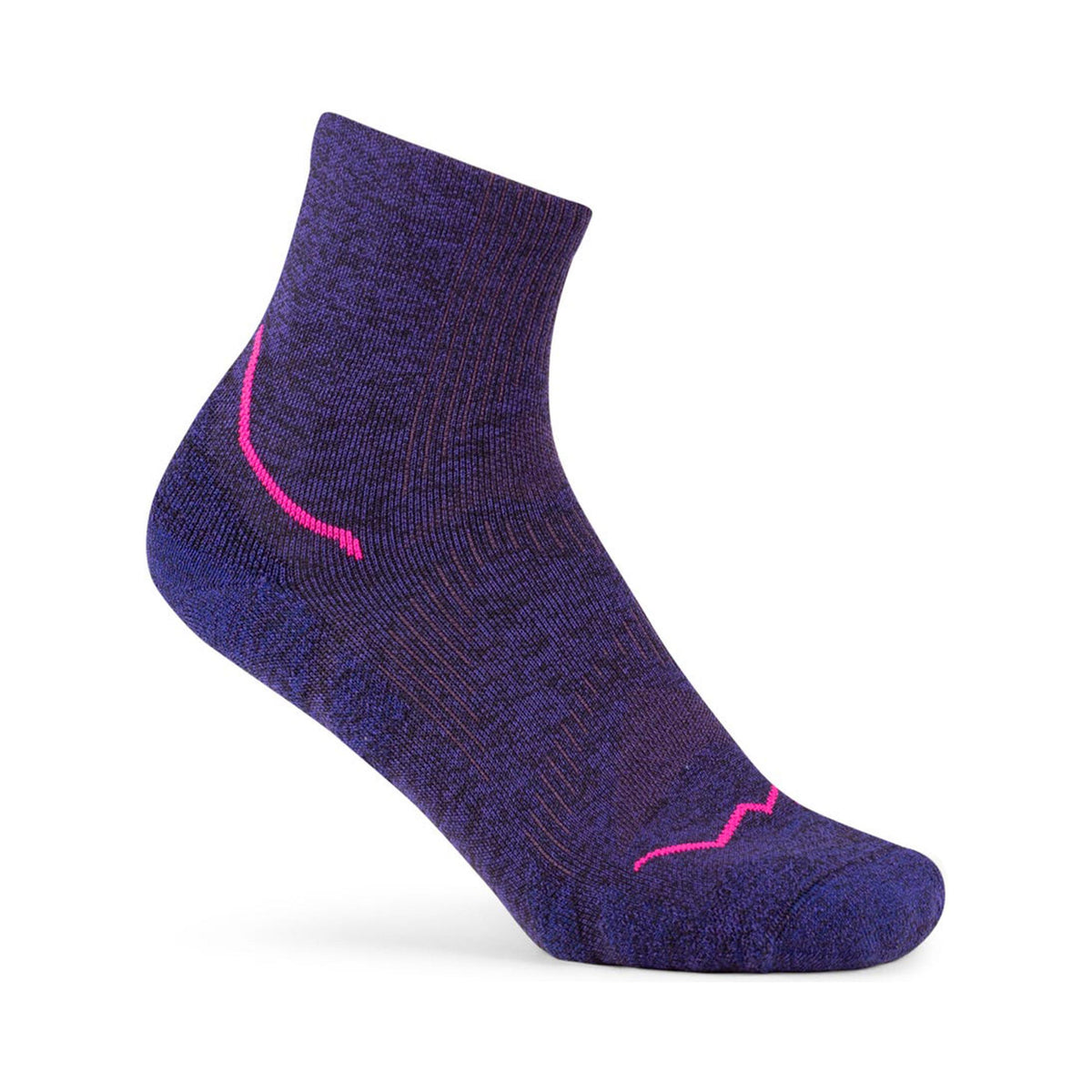 Buff Dryflx Quarter  Chaussettes de running Unisex-bleu foncé