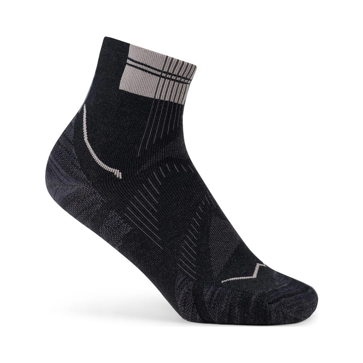 Buff Coolnet Quarter  Chaussettes de running Unisex-noir