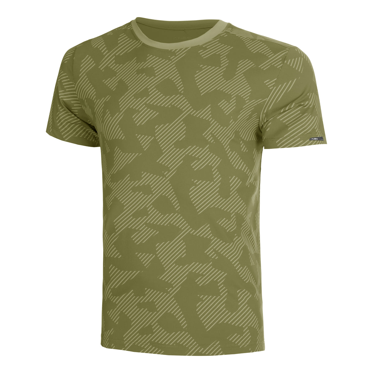 NEO Feel the Vybe AOP Maillot de course Hommes-vert olive