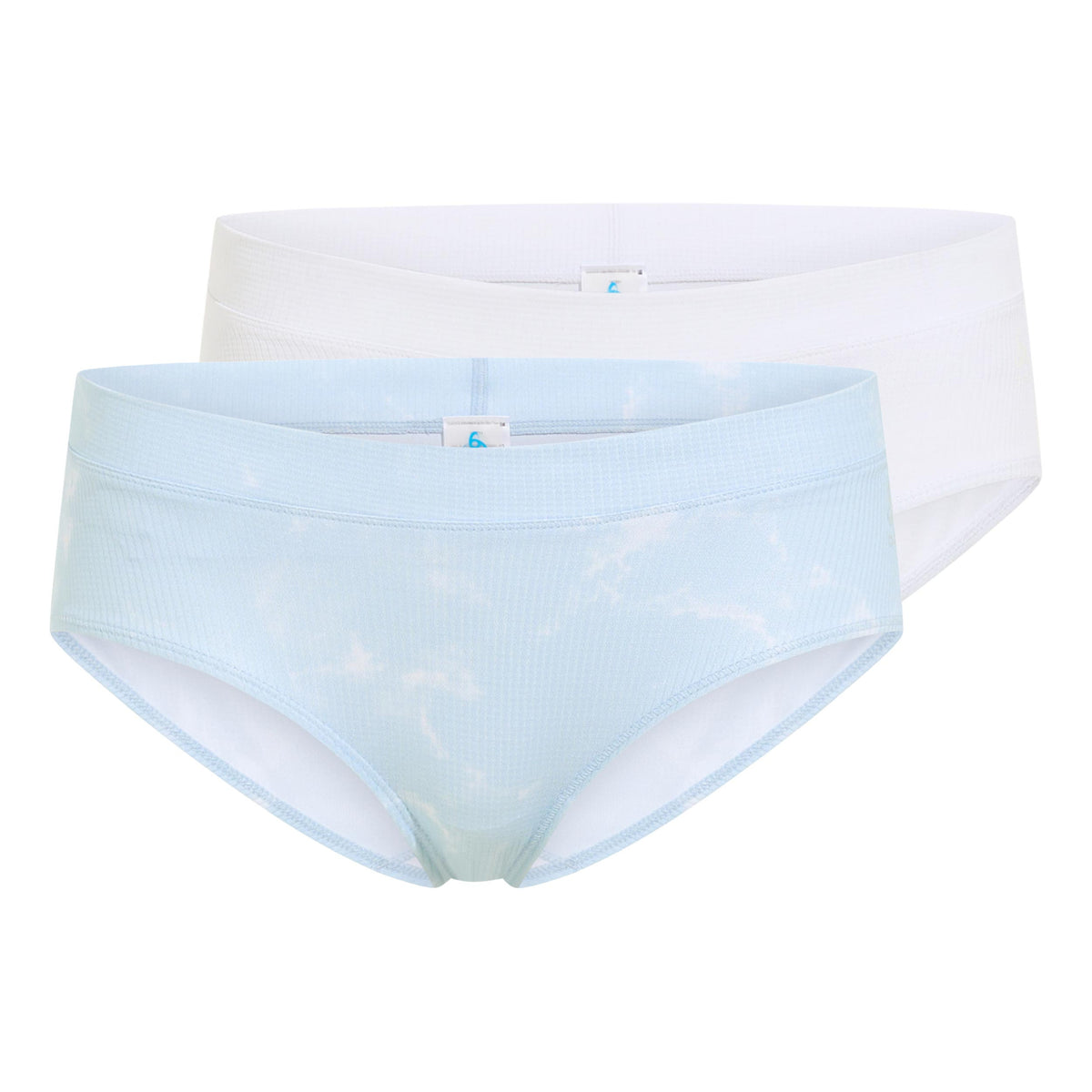 Odlo Active Light Graphic 2 pack Panty Femmes-bleu clair, blanc