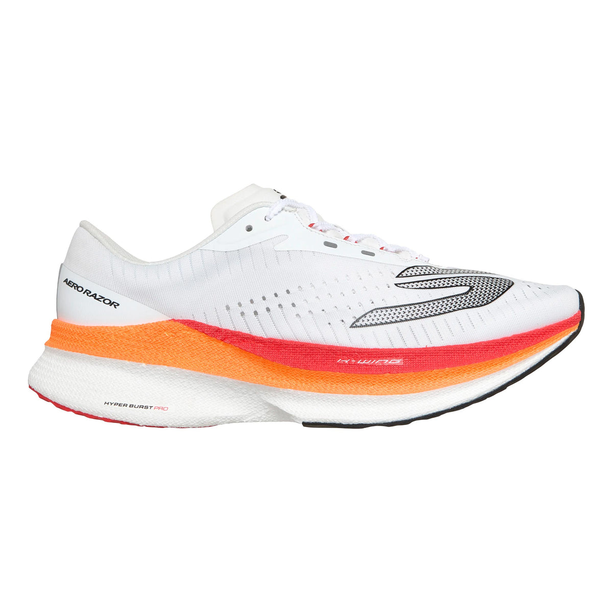 Skechers SKX Aero Razor Chaussure de running sans stabilisateurs Hommes - blanc, orange