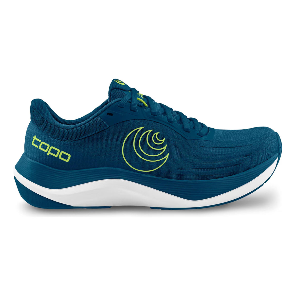 TOPO ATHLETIC Ultrafly 6 Chaussure de running avec stabilisateurs Hommes - bleu foncé, jaune lemon