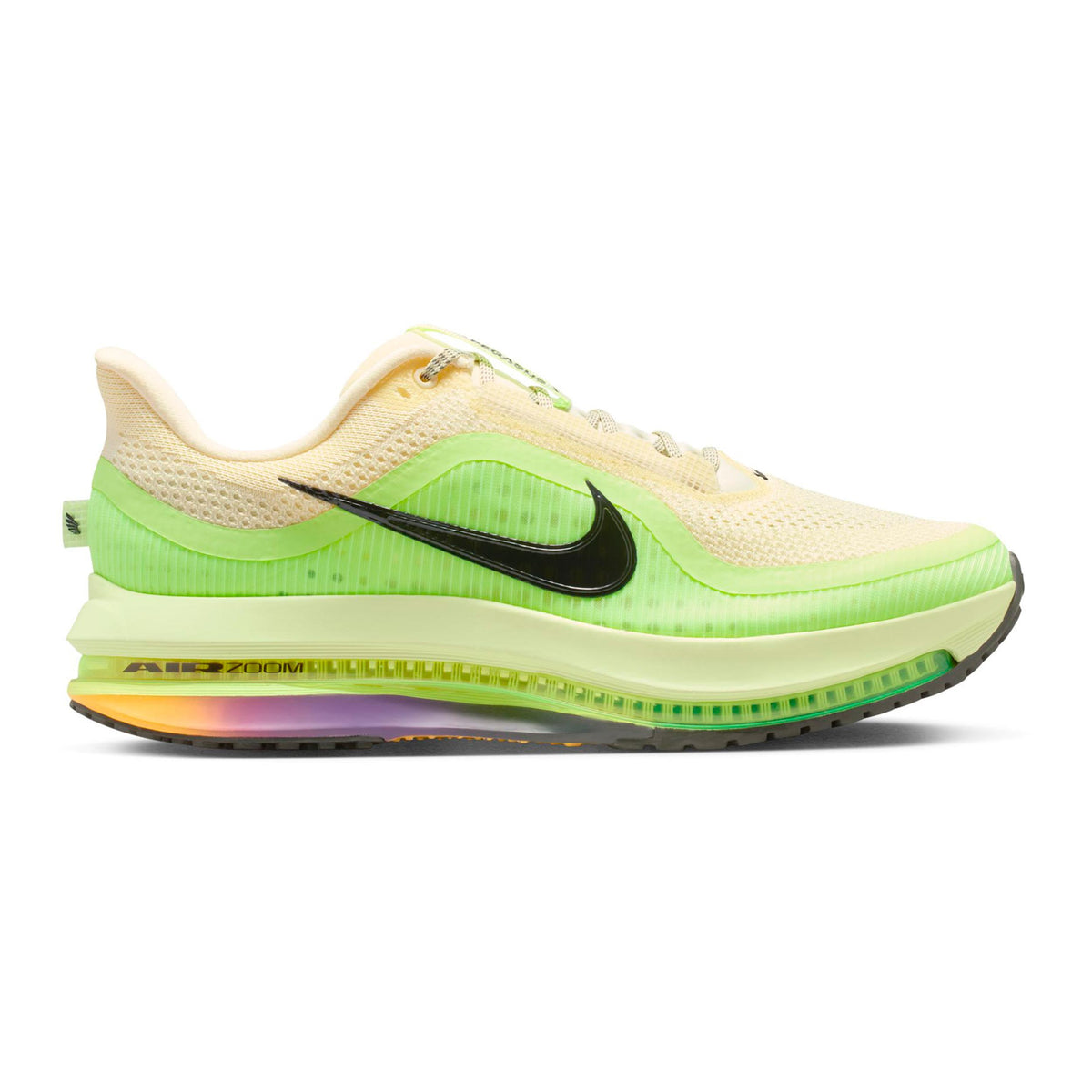Nike Pegasus Premium Chaussure de running sans stabilisateurs Hommes - crème, vert fluo