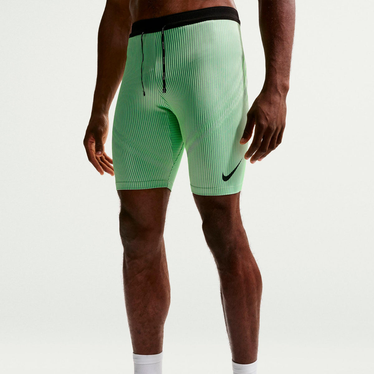Nike AeroSwift Collant de course Hommes - jaune lemon, noir