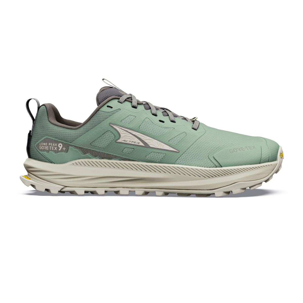 Altra Lone Peak 9+ GTX Chaussure trail Hommes - vert, beige