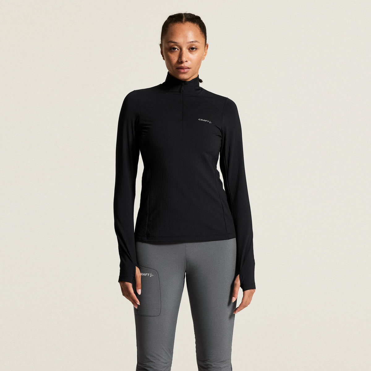Craft Gain Thermal Maillot de course Femmes - noir