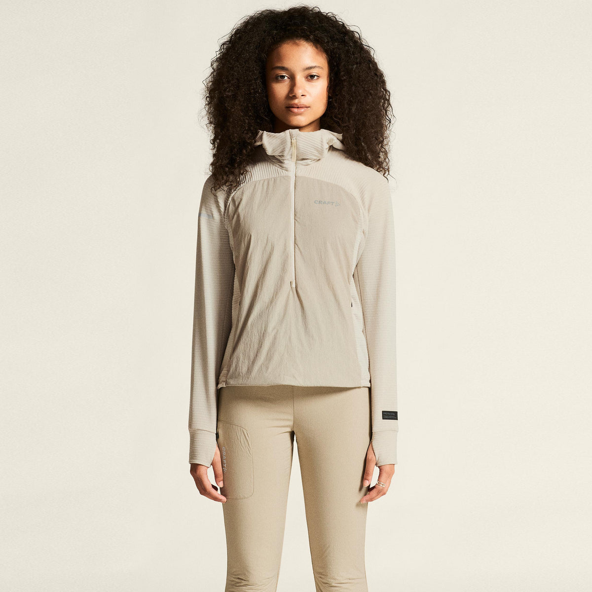 Craft SubZ Light Gilet en coton Femmes - beige