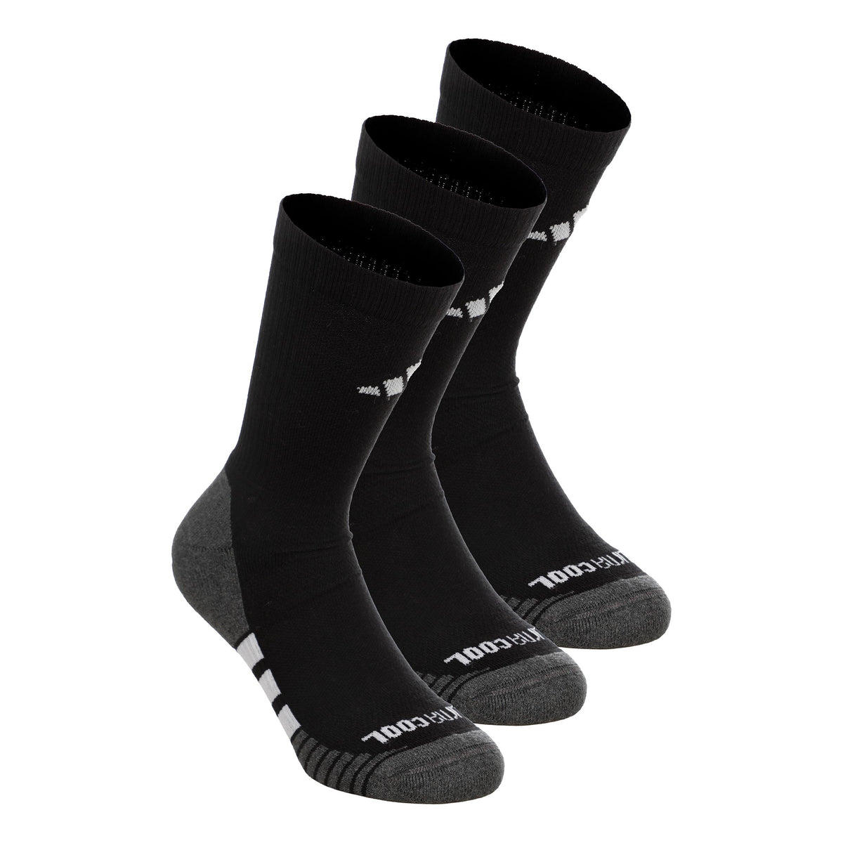 adidas Performance Cushioned Crew Chaussettes de running Unisex - noir