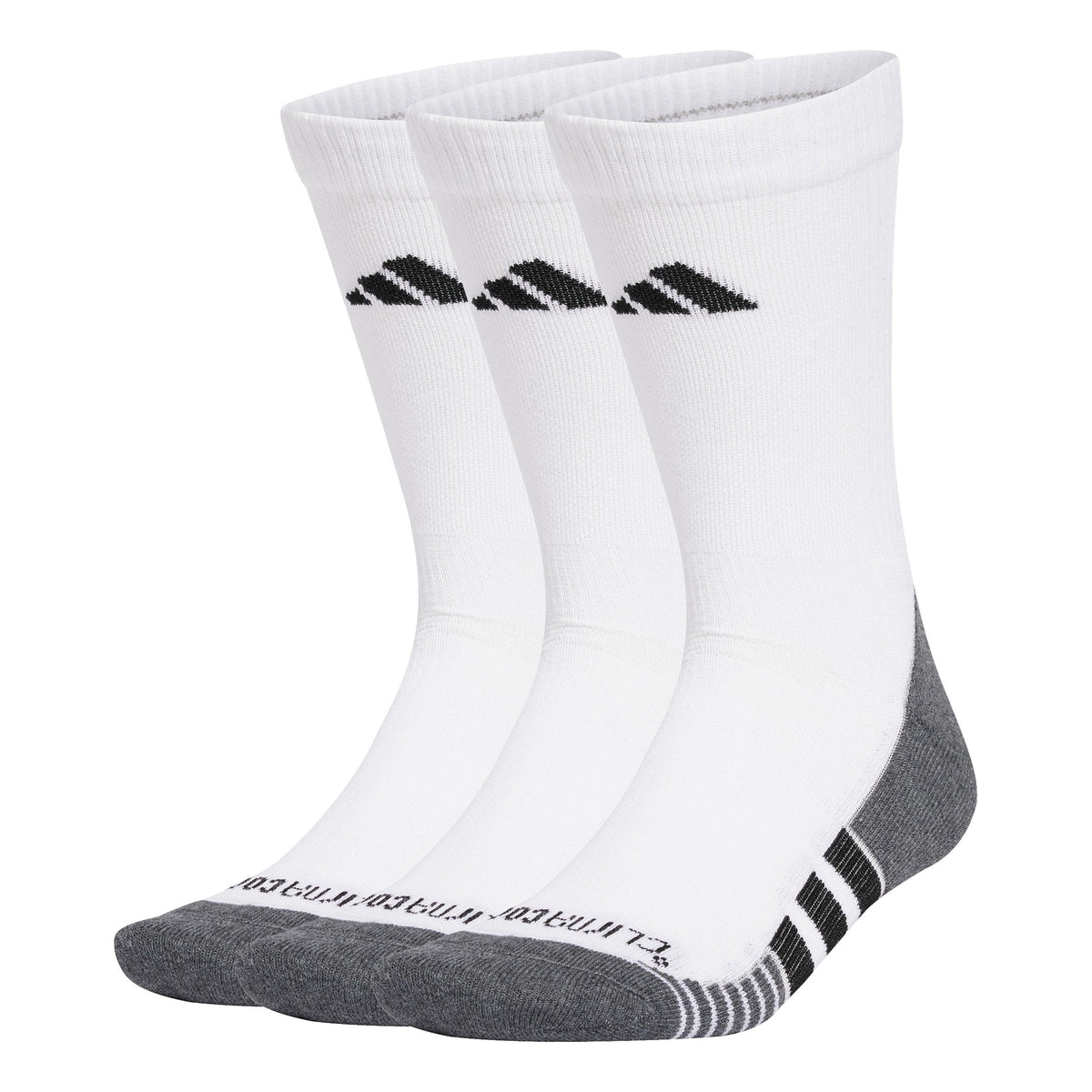 adidas Performance Cushioned Crew Chaussettes de running Unisex - blanc, noir